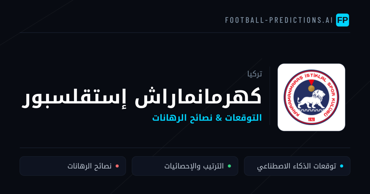كهرمانماراش إستقلسبور توقعات واحصائيات