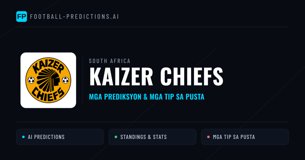 Kaizer Chiefs Predictions & Stats
