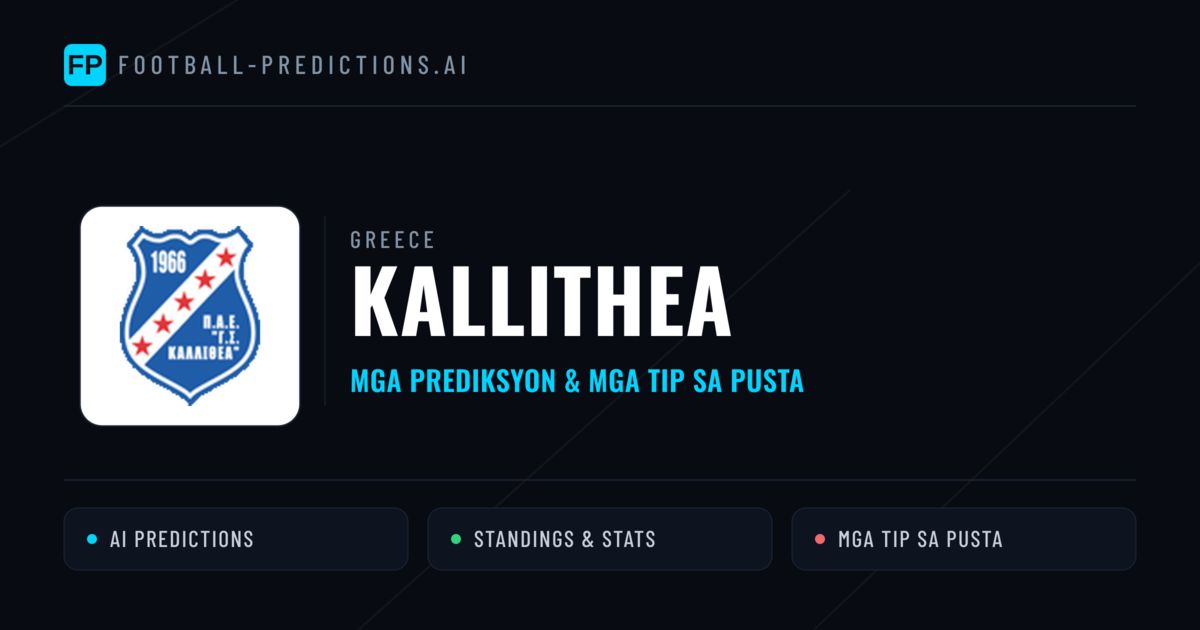 Kallithea Predictions & Stats