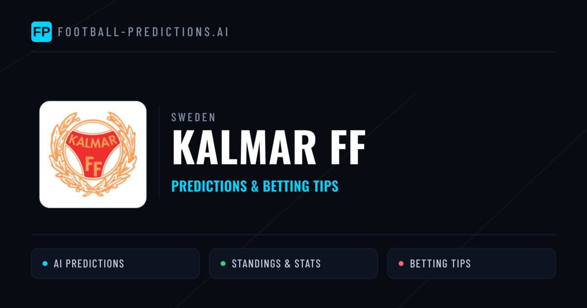 Kalmar FF Predictions & Stats