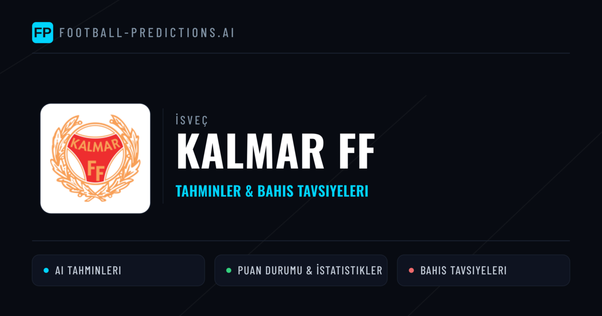 Kalmar FF Tahminleri & İstatistikler