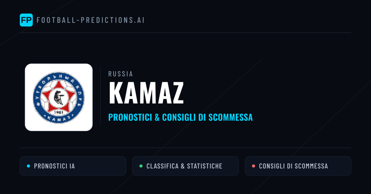 Pronostici e Statistiche KAMAZ