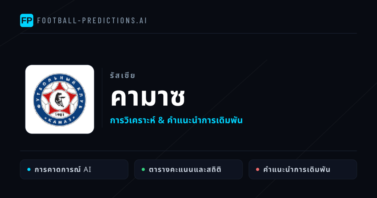 คามาซ การวิเคราะห์และสถิติ
