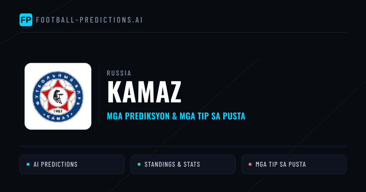 KAMAZ Predictions & Stats