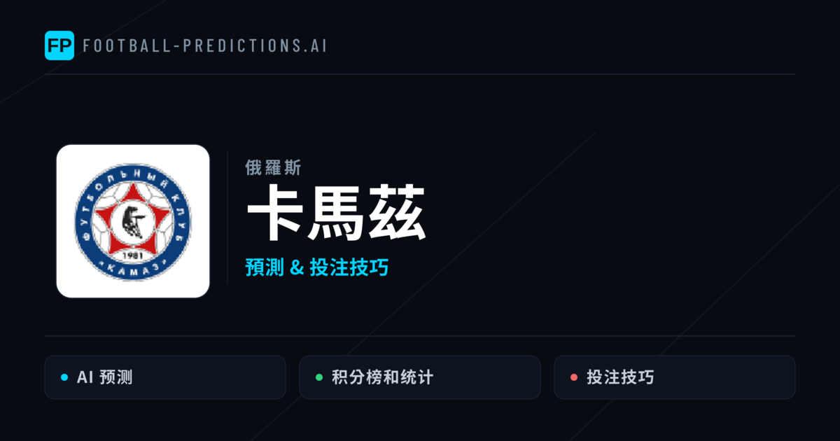 卡馬茲 運彩分析|足球預測與數據