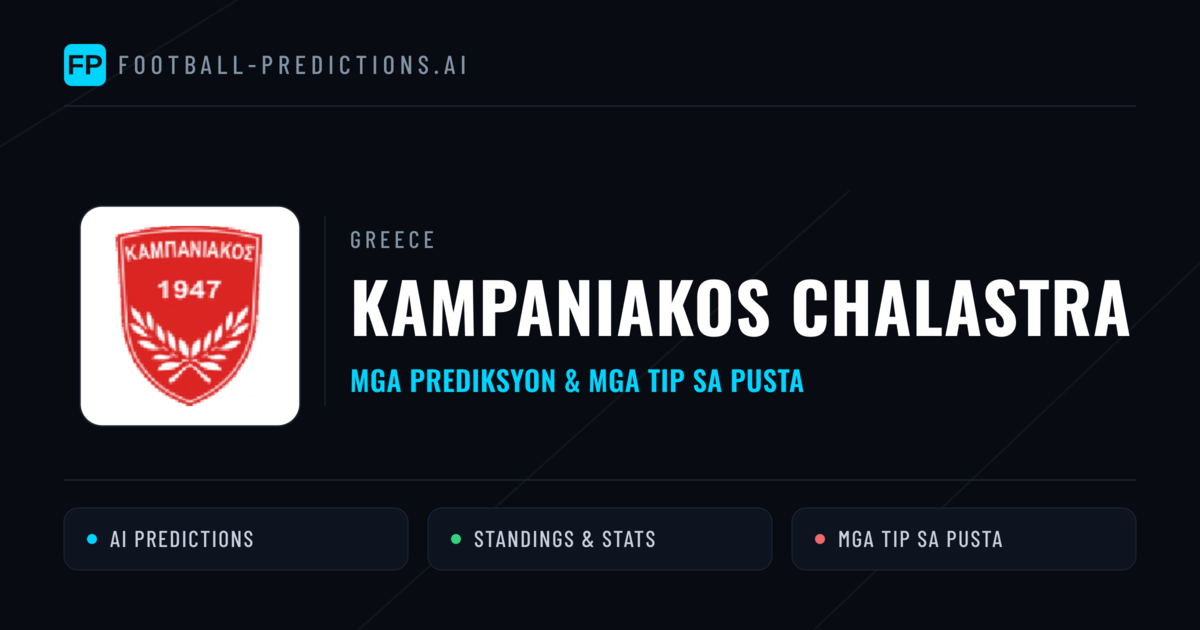 Kampaniakos Chalastra Predictions & Stats