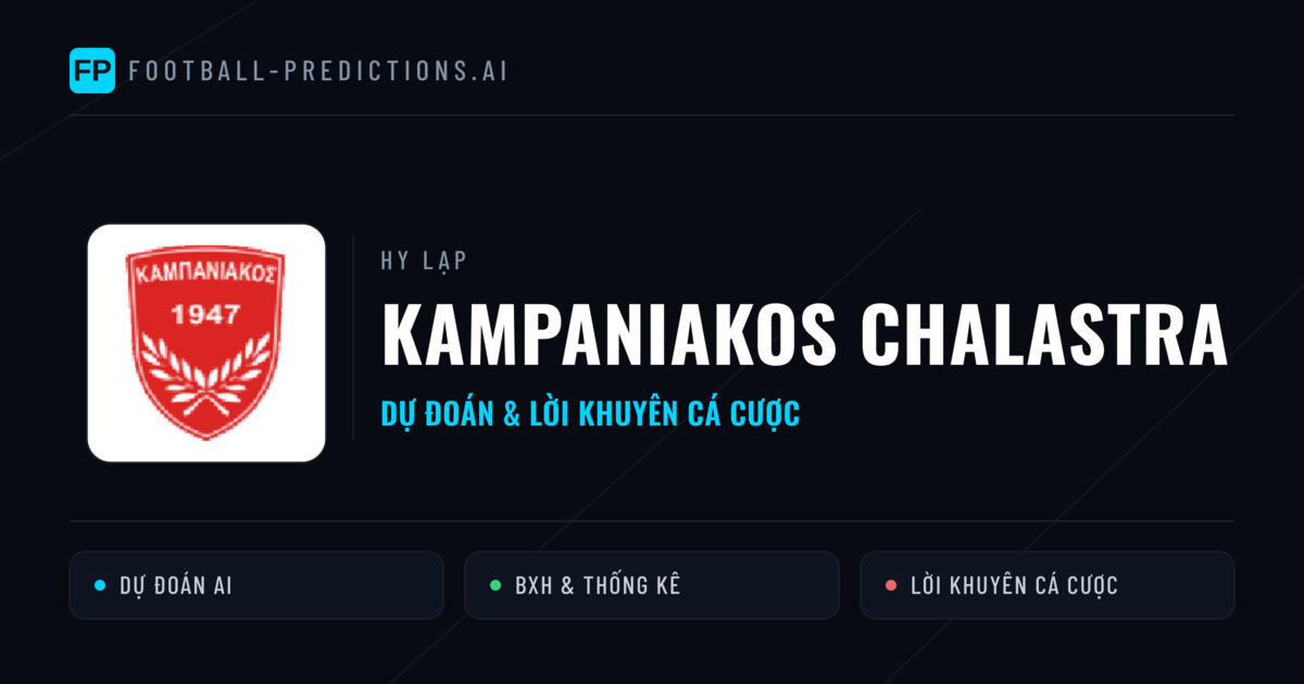 Kampaniakos Chalastra Dự đoán & Thống kê
