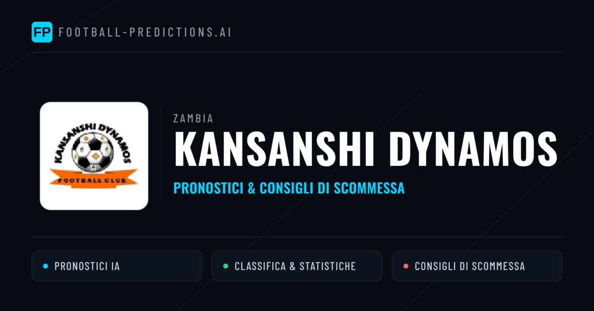 Pronostici e Statistiche Kansanshi Dynamos
