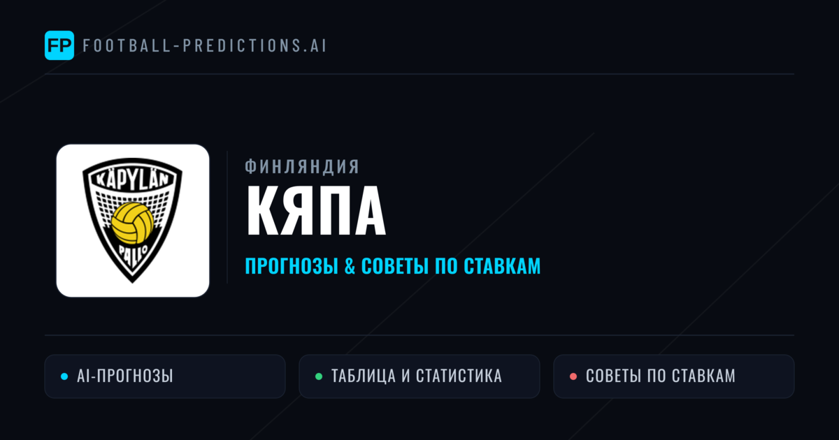 КяПа прогнозы и статистика