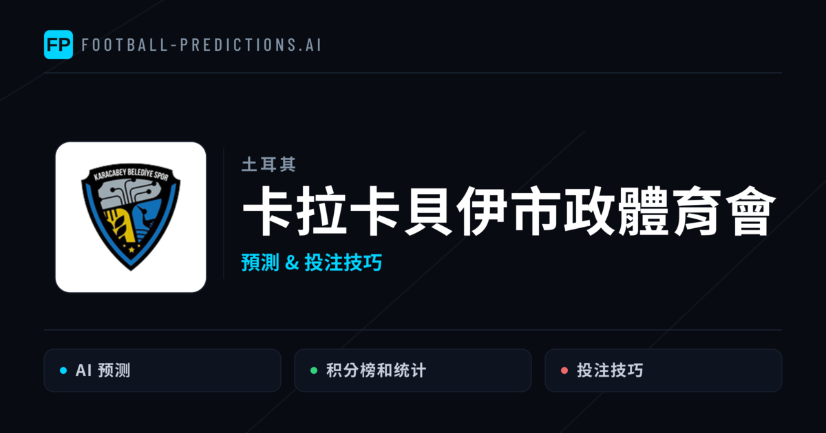 卡拉卡貝伊市政體育會 運彩分析｜足球預測與數據
