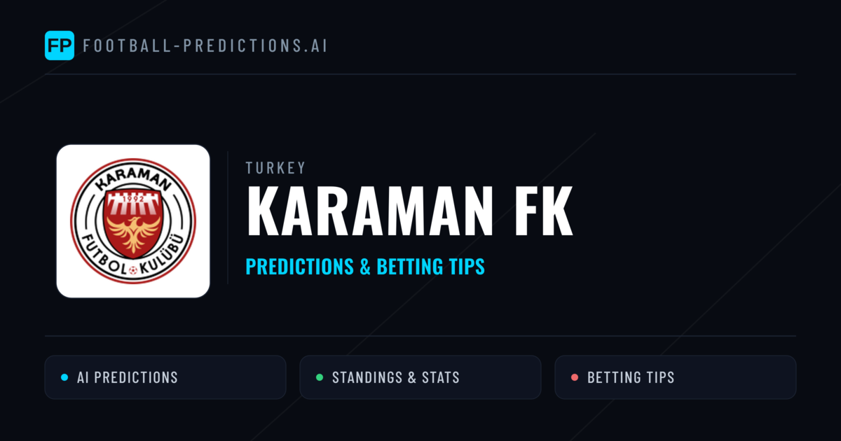 Karaman FK Predictions & Stats