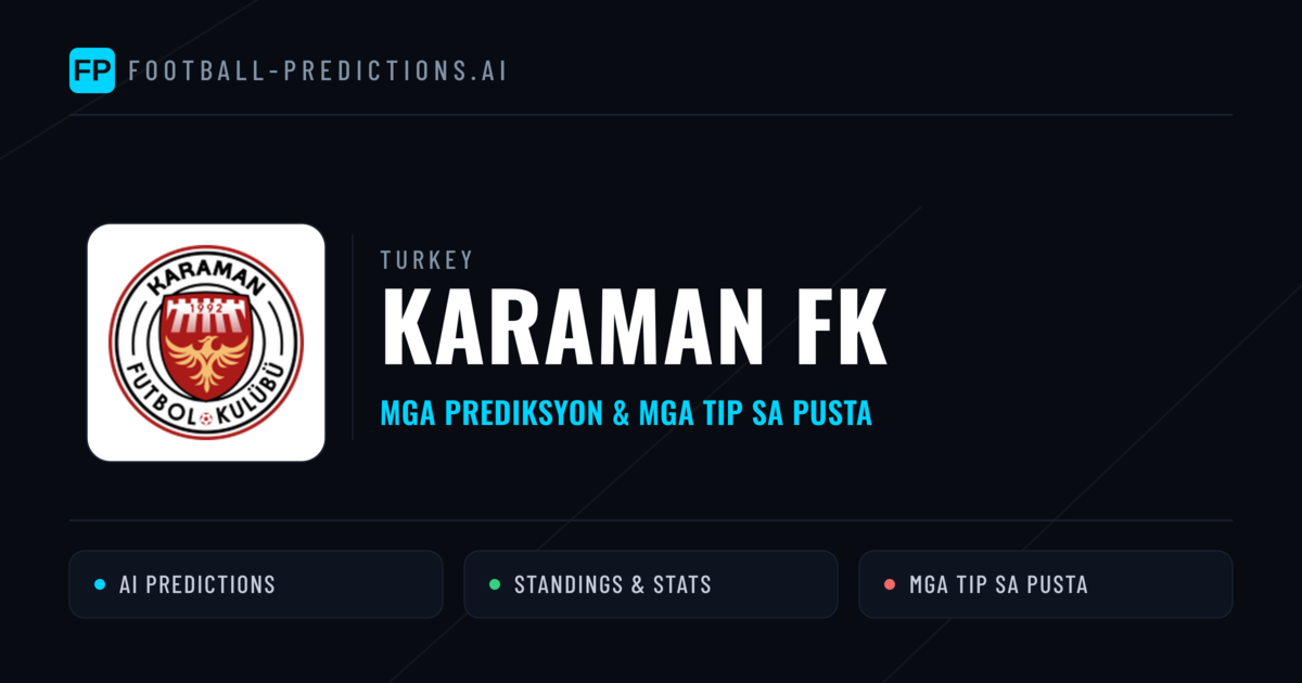 Karaman FK Predictions & Stats