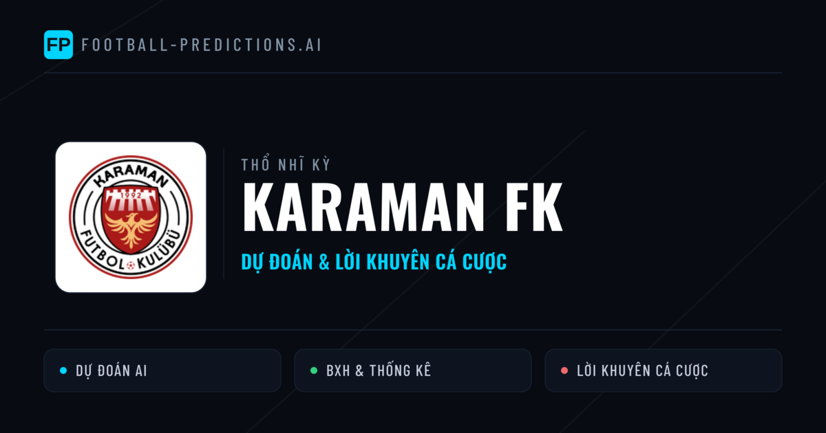 Karaman FK Dự đoán & Thống kê
