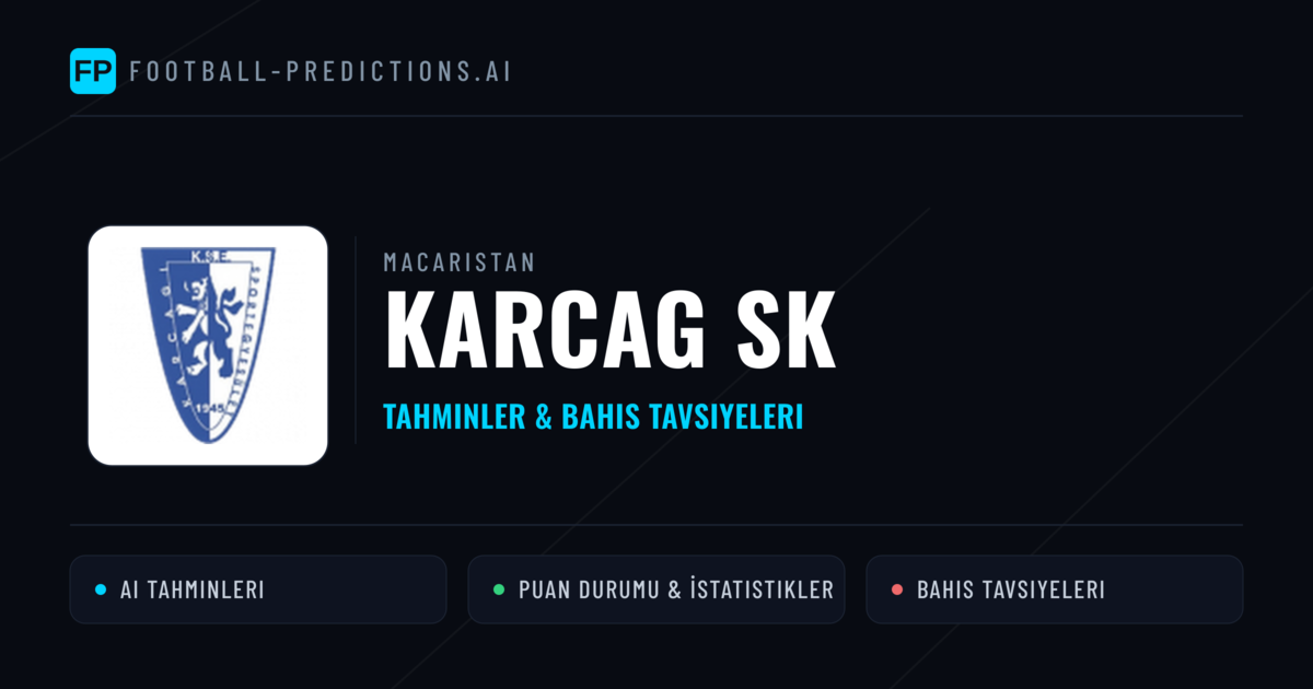 Karcag SK Tahminleri & İstatistikler