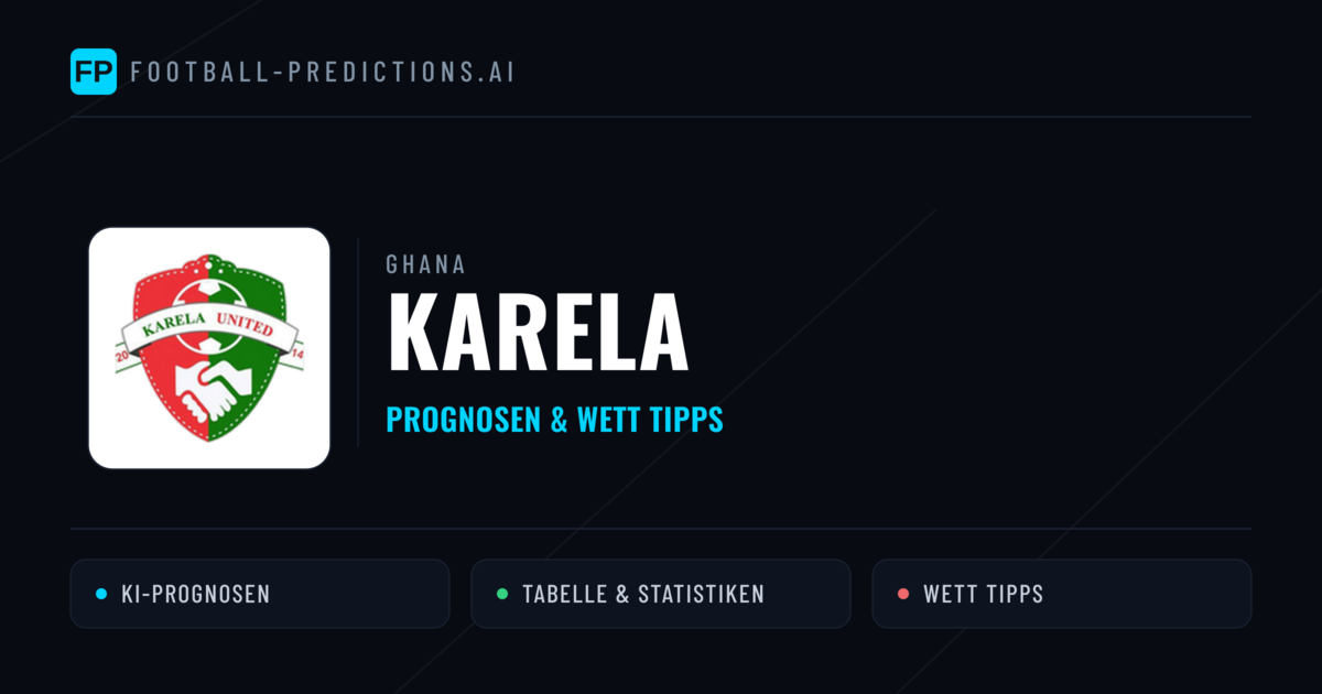 Karela Prognosen & Statistiken