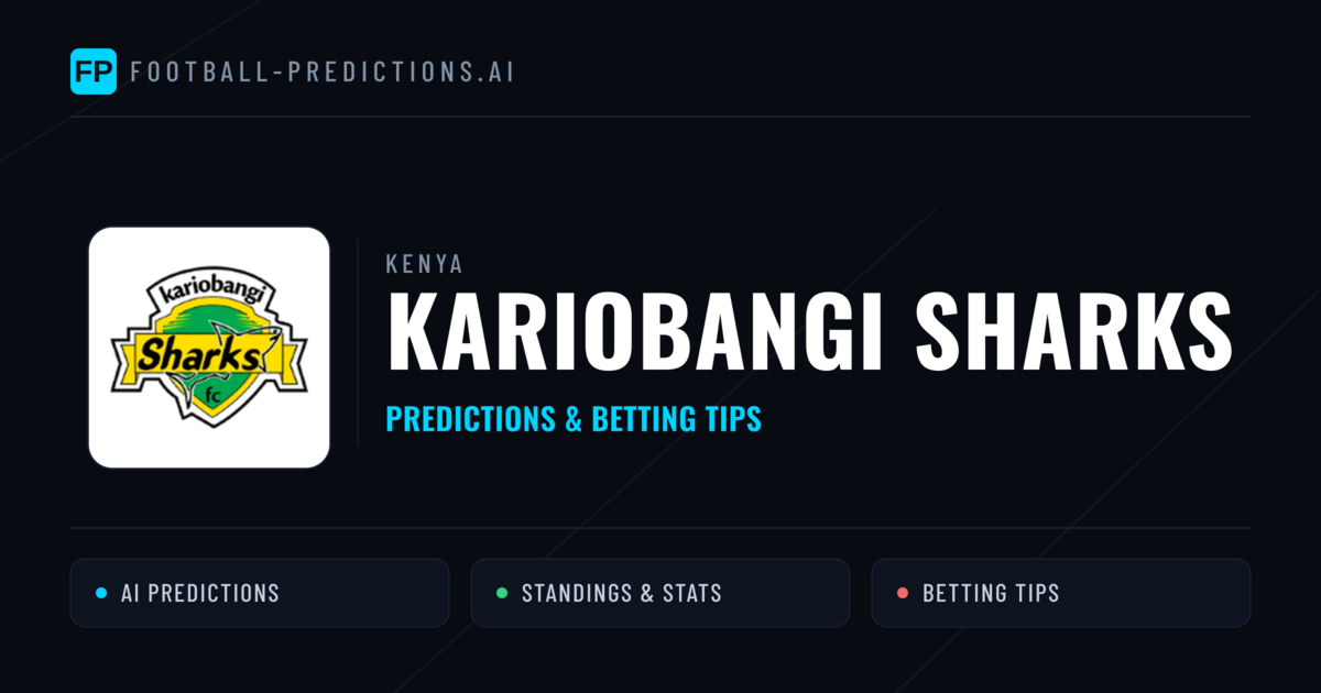 Kariobangi Sharks Predictions & Stats