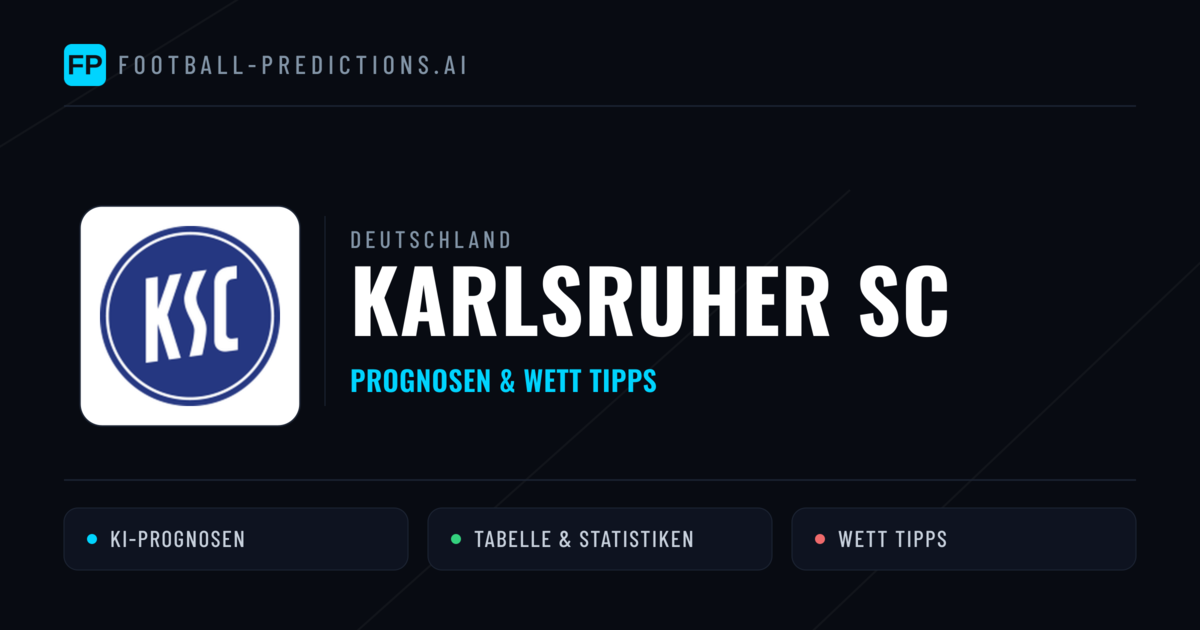 Karlsruher SC Prognosen & Statistiken