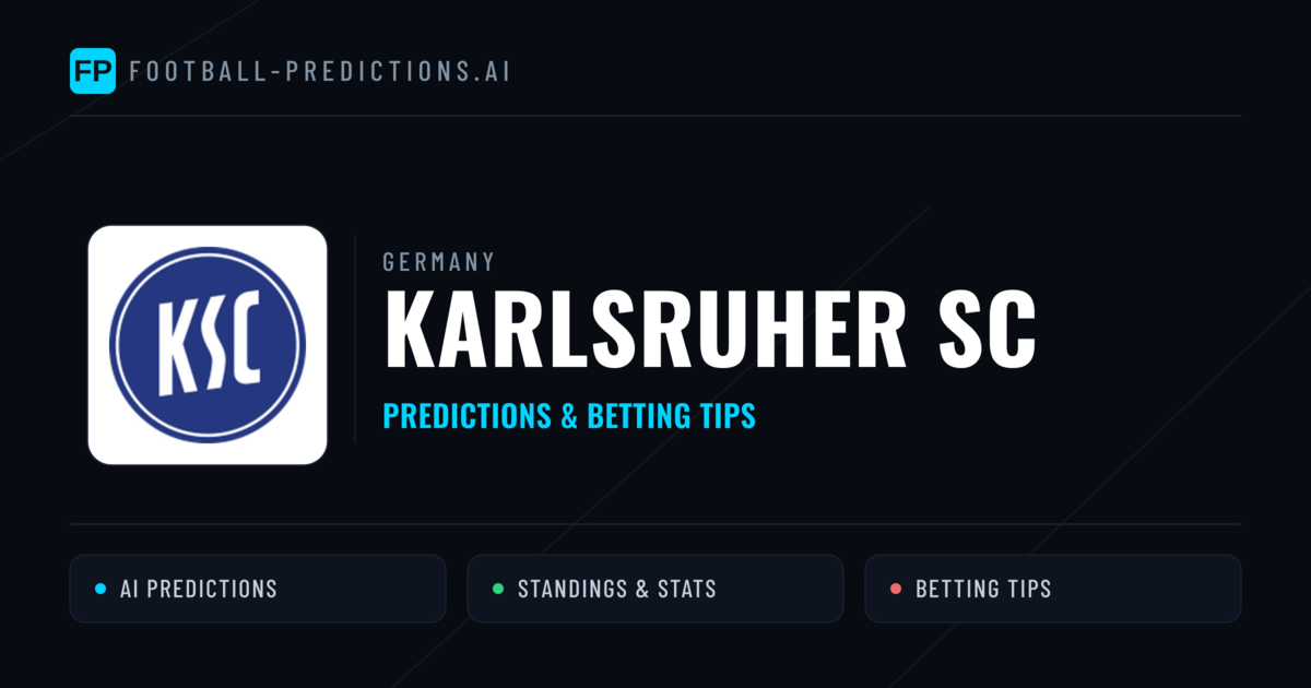 Karlsruher SC Predictions & Stats