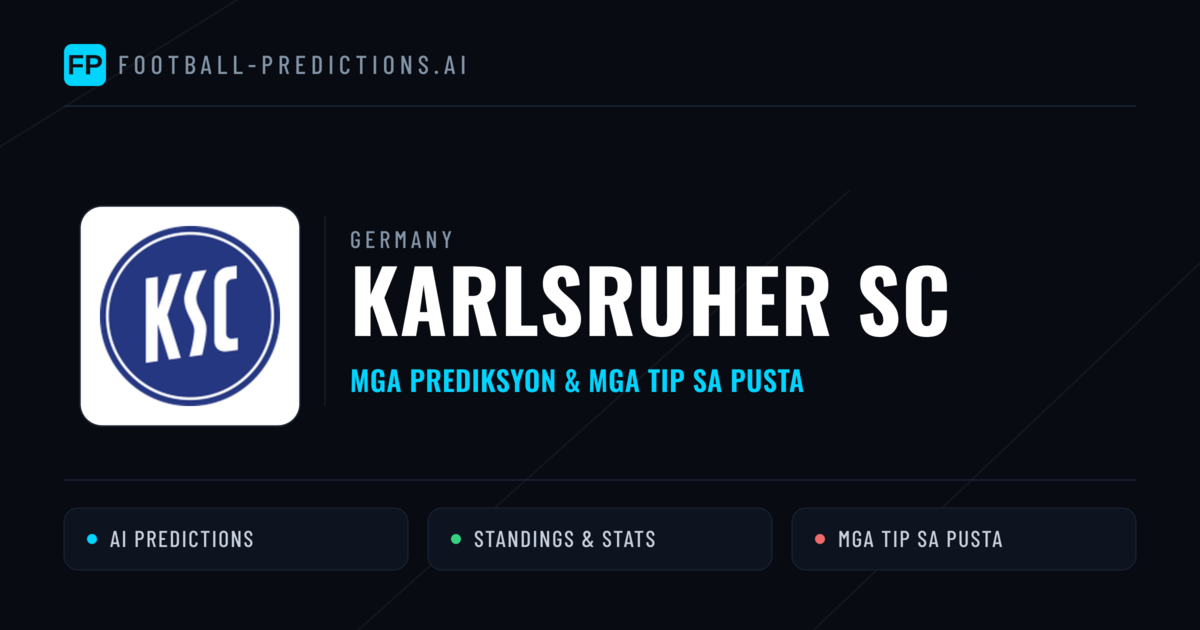 Karlsruher SC Predictions & Stats