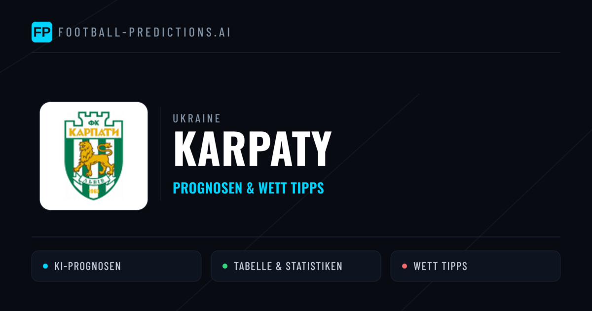 Karpaty Prognosen & Statistiken