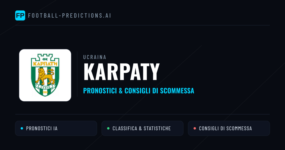 Pronostici e Statistiche Karpaty