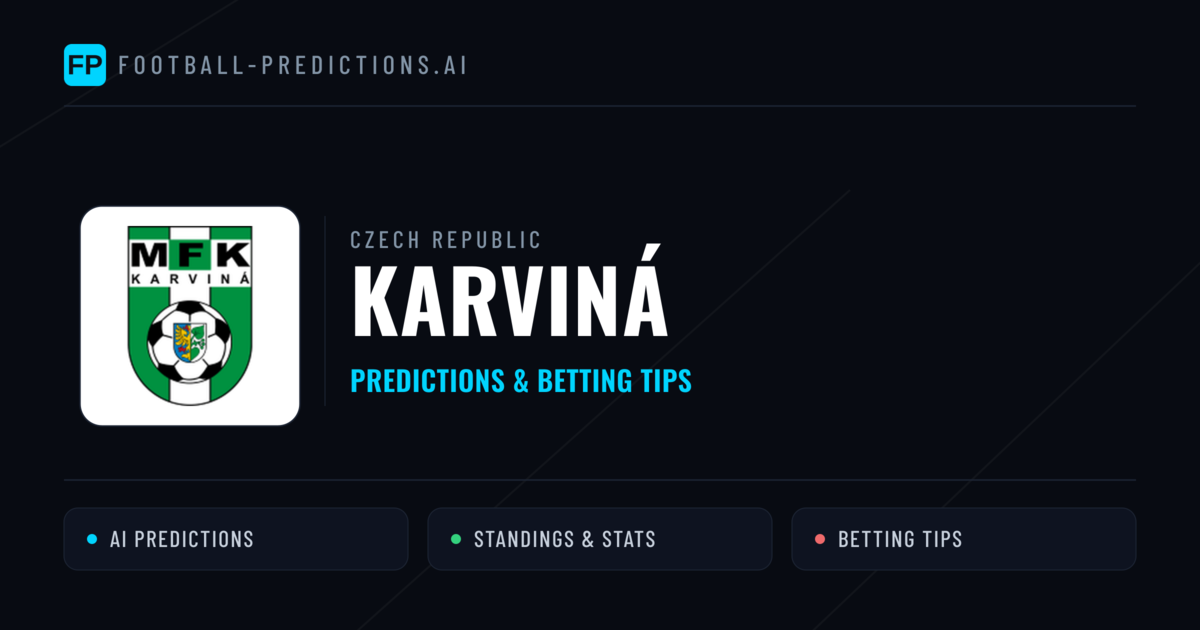 Karviná Predictions & Stats