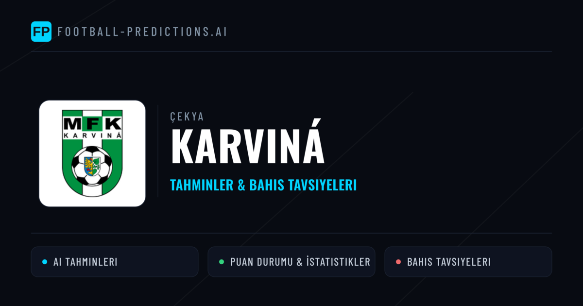 Karviná Tahminleri & İstatistikler