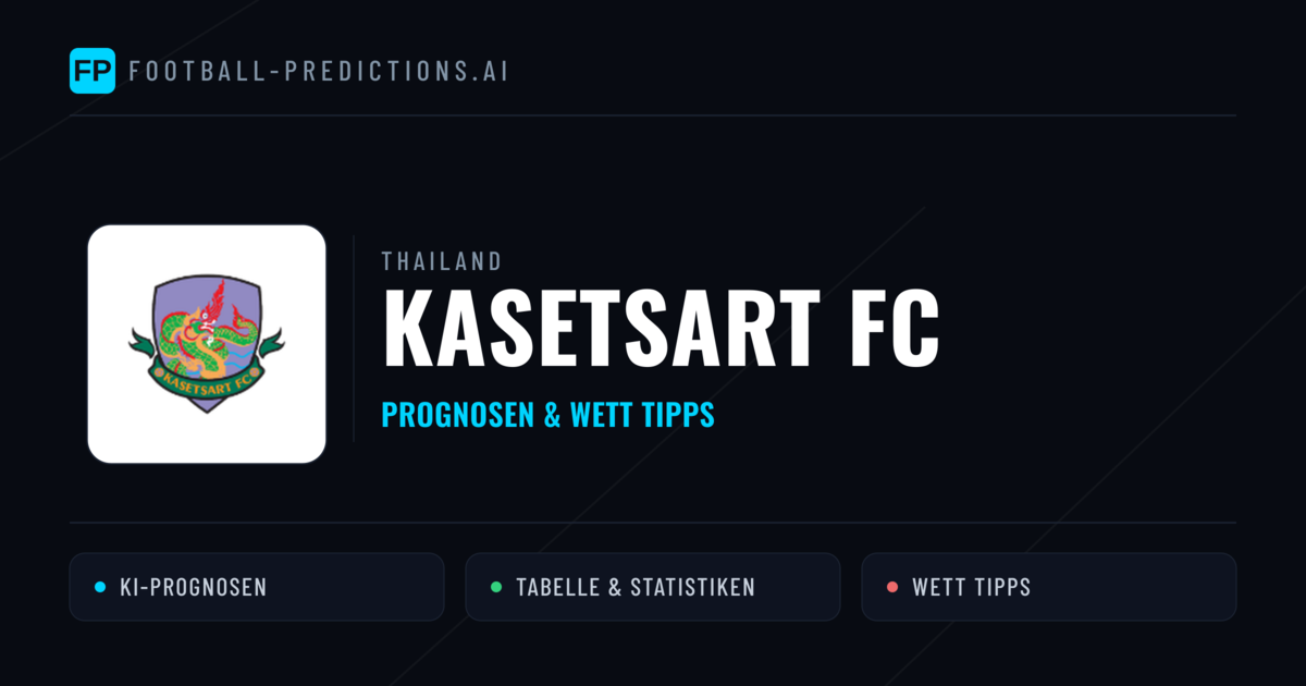 Kasetsart FC Prognosen & Statistiken