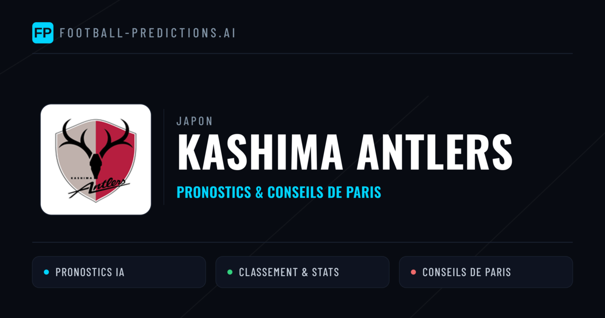 Kashima Antlers Pronostics & Statistiques