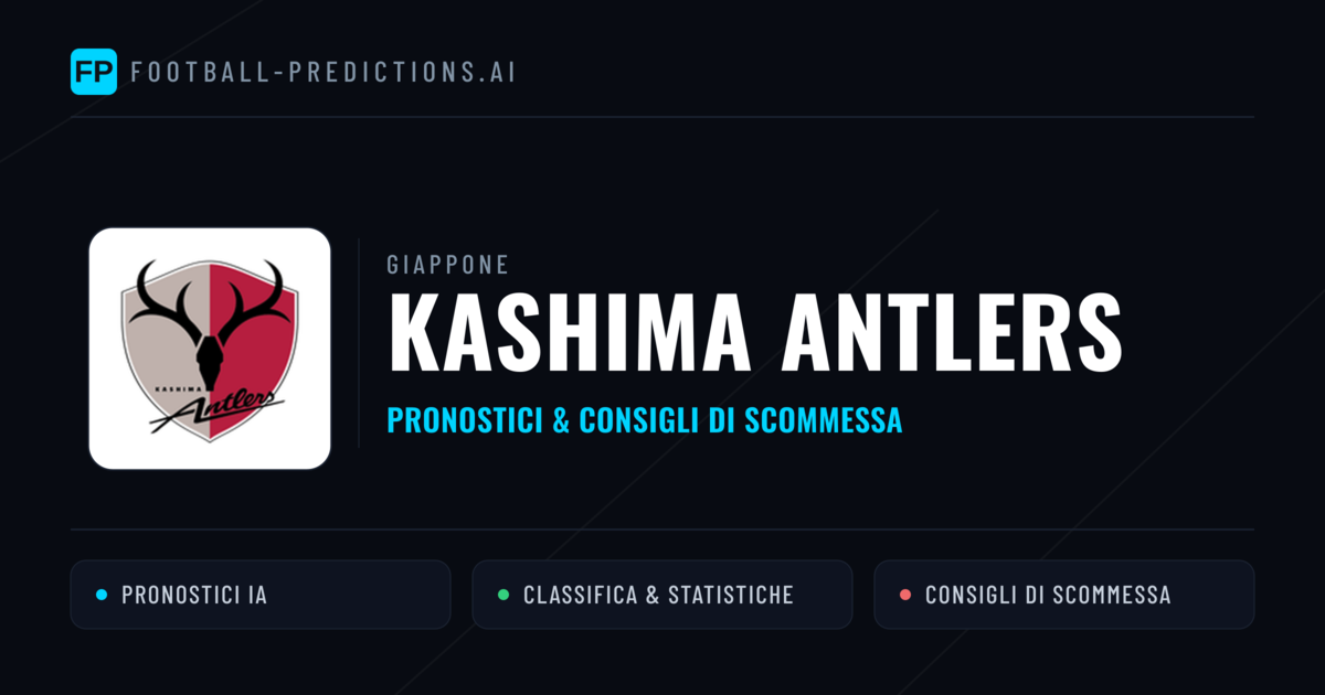 Pronostici e Statistiche Kashima Antlers