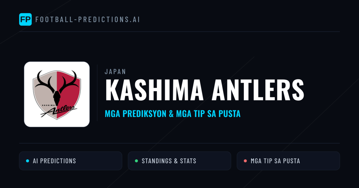 Kashima Antlers Predictions & Stats