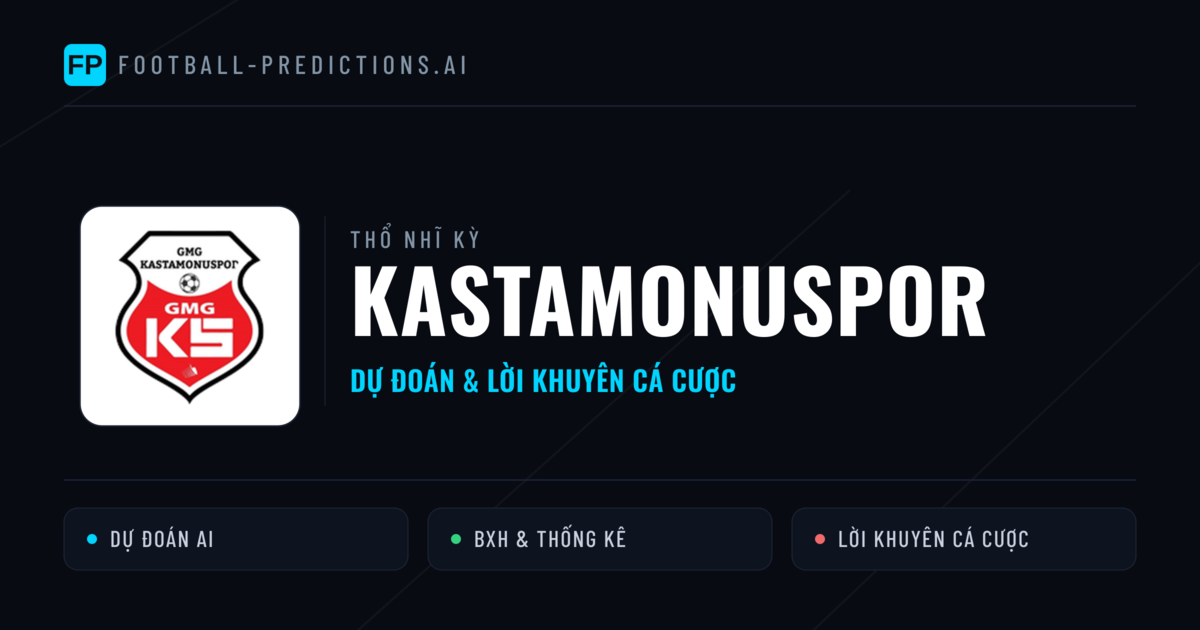 Kastamonuspor Dự đoán & Thống kê