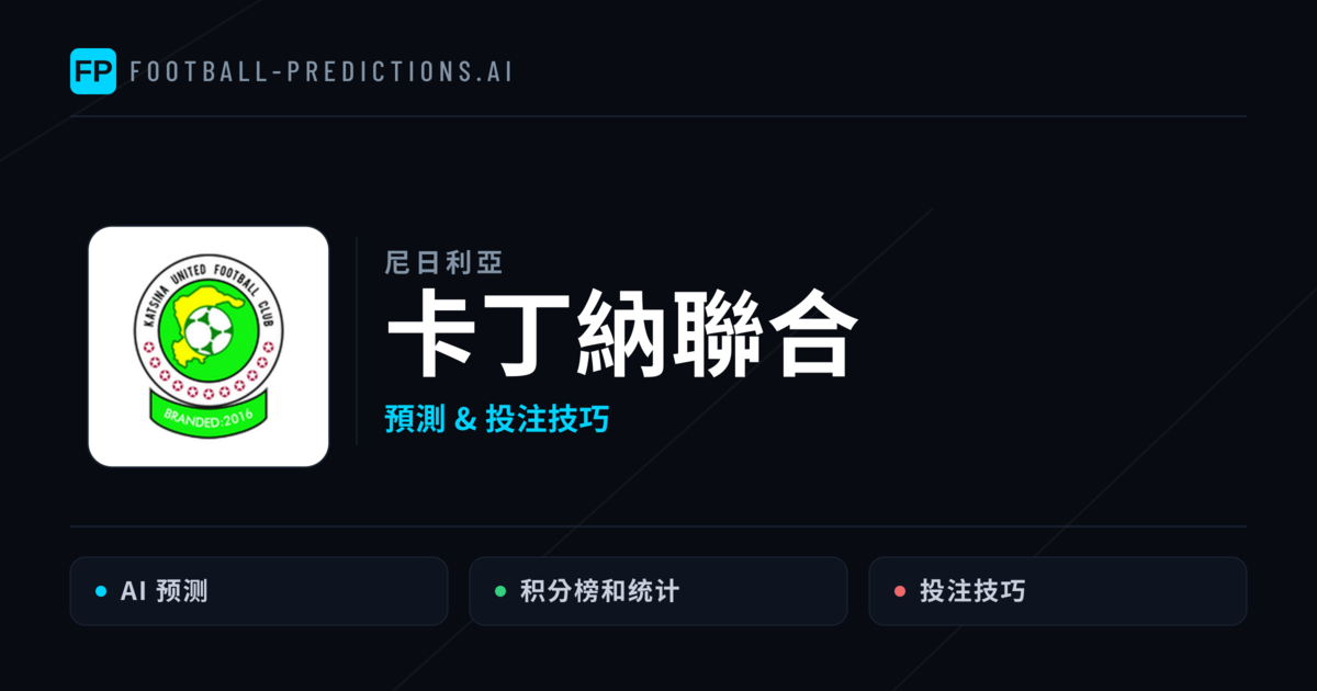 卡丁納聯合 運彩分析|足球預測與數據