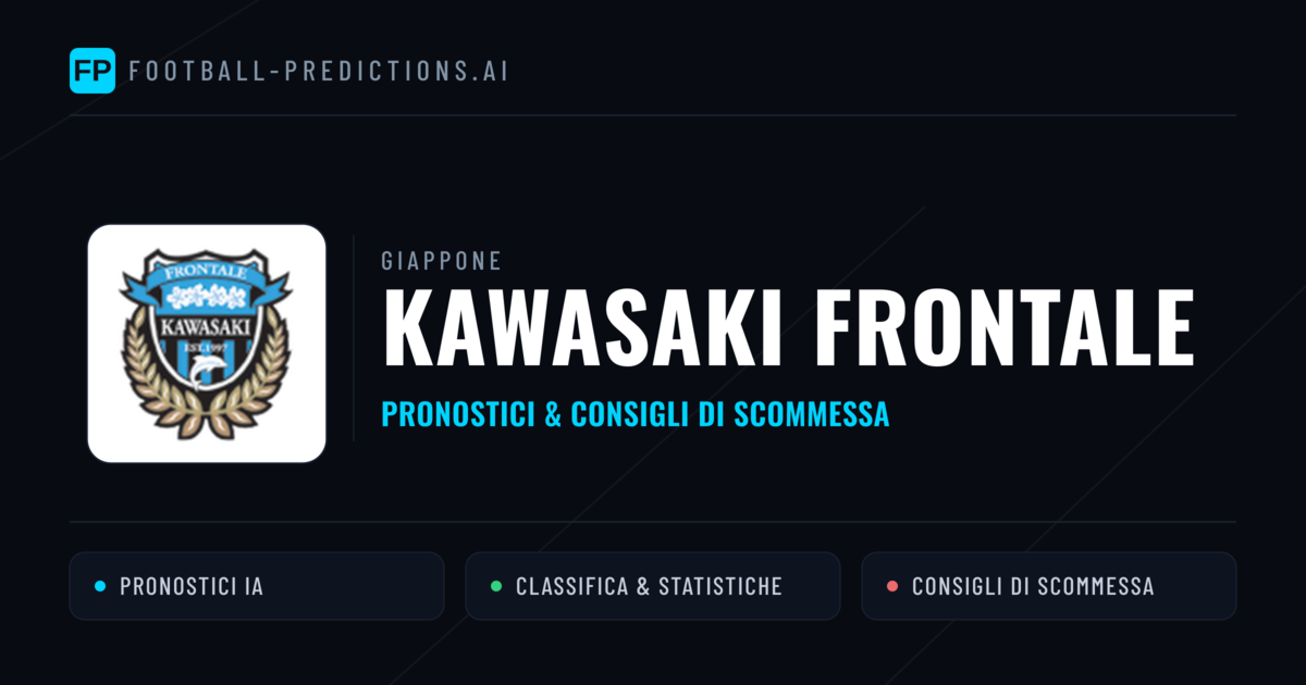 Pronostici e Statistiche Kawasaki Frontale
