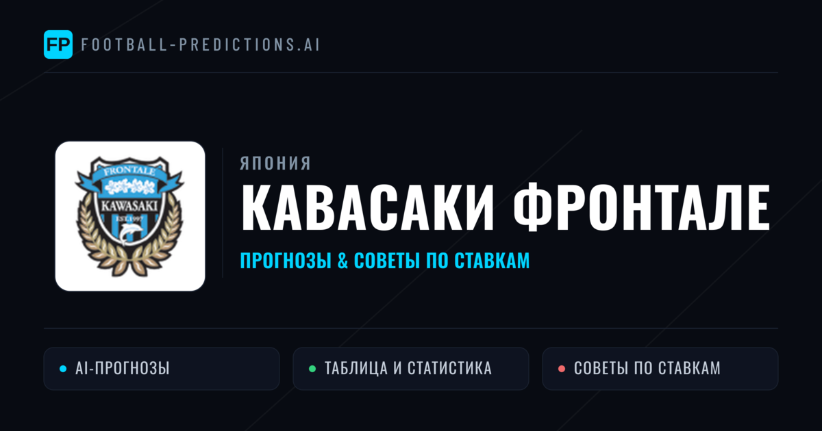 Кавасаки Фронтале прогнозы и статистика