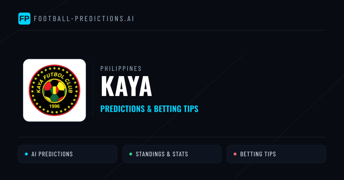 Kaya Predictions & Stats