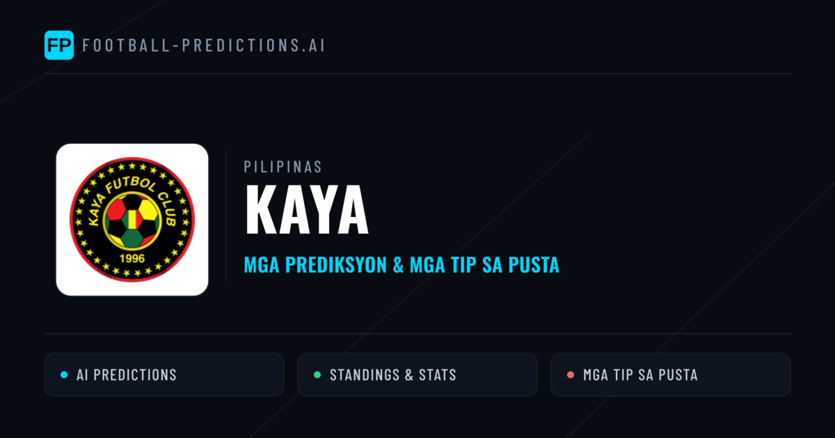 Kaya Predictions & Stats