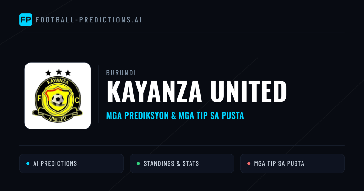 Kayanza United Predictions & Stats