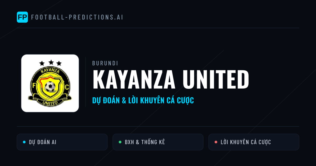 Kayanza United Dự đoán & Thống kê