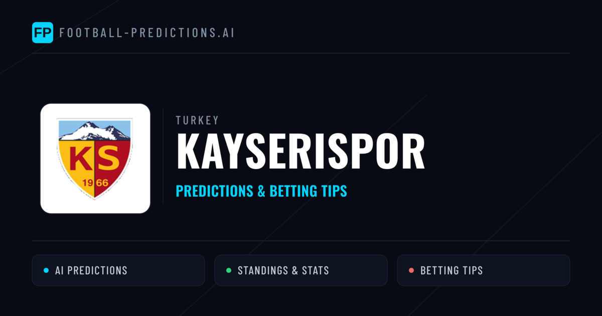 Kayserispor Predictions & Stats