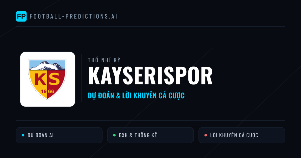 Kayserispor Dự đoán & Thống kê