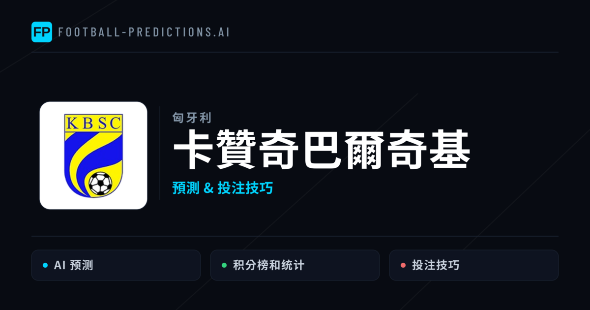 卡贊奇巴爾奇基 運彩分析|足球預測與數據