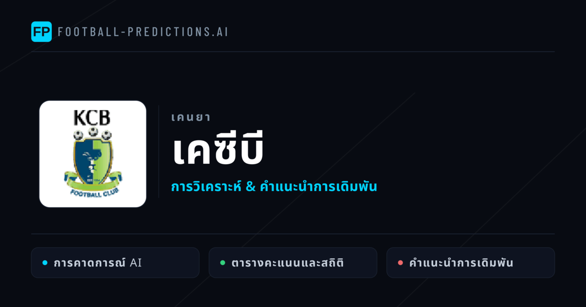 เคซีบี การวิเคราะห์และสถิติ