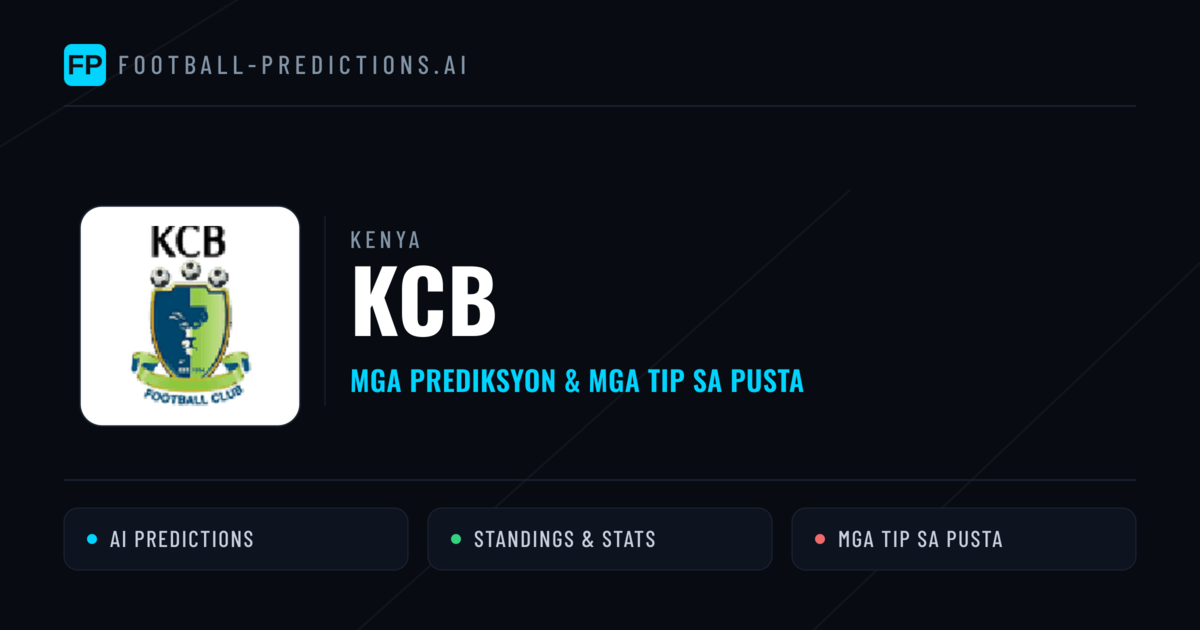 KCB Predictions & Stats