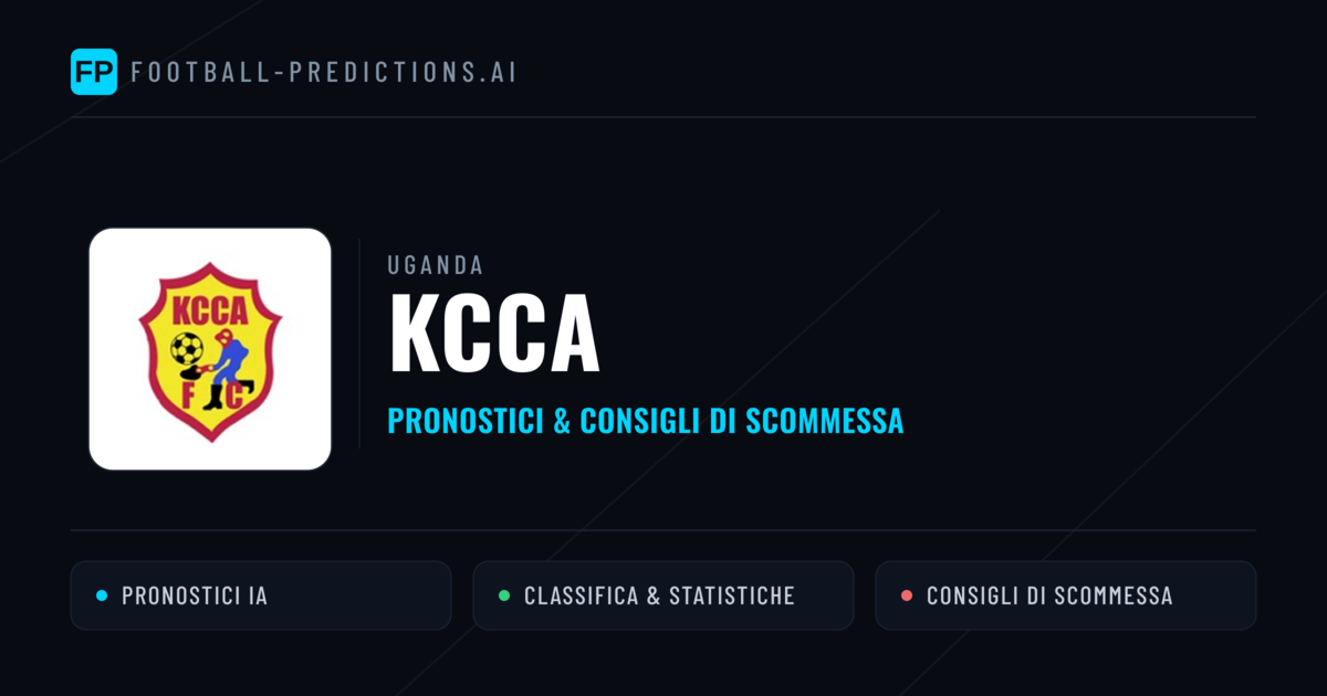 Pronostici e Statistiche KCCA