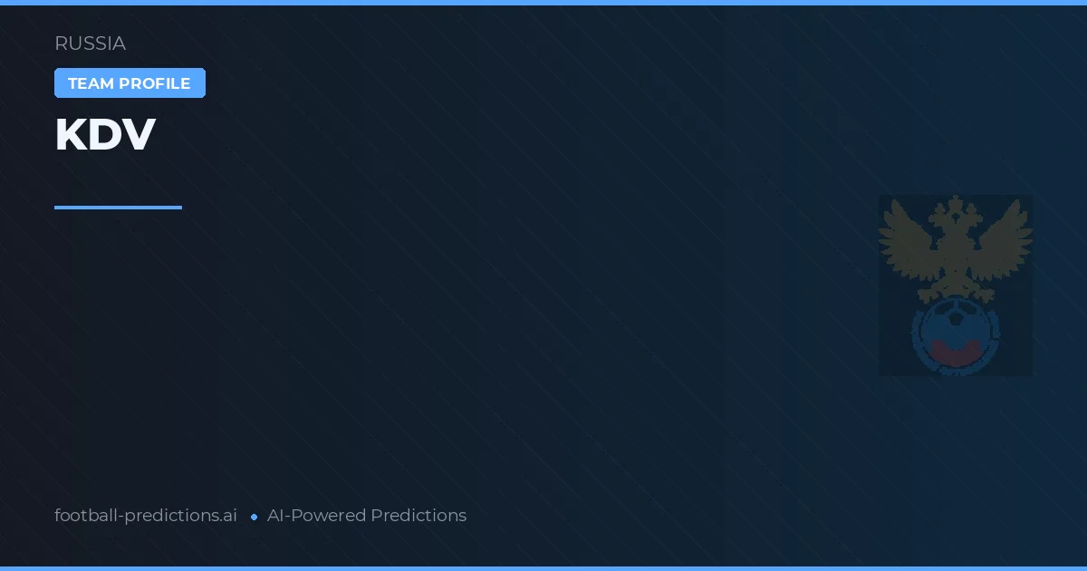 KDV Predictions & Stats