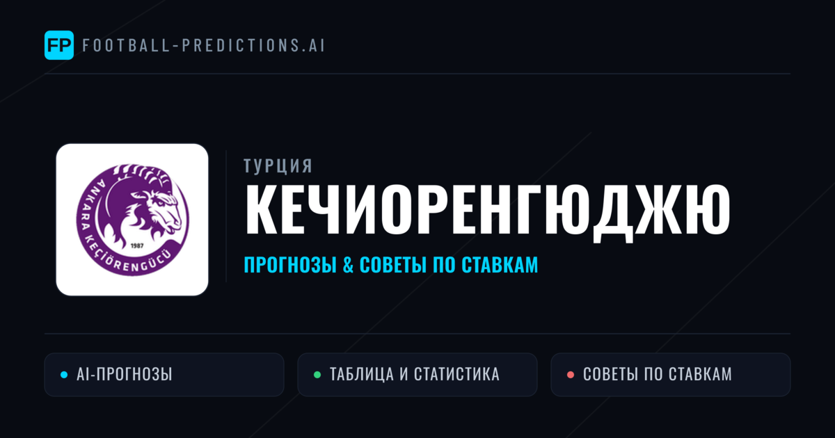 Кечиоренгюджю прогнозы и статистика