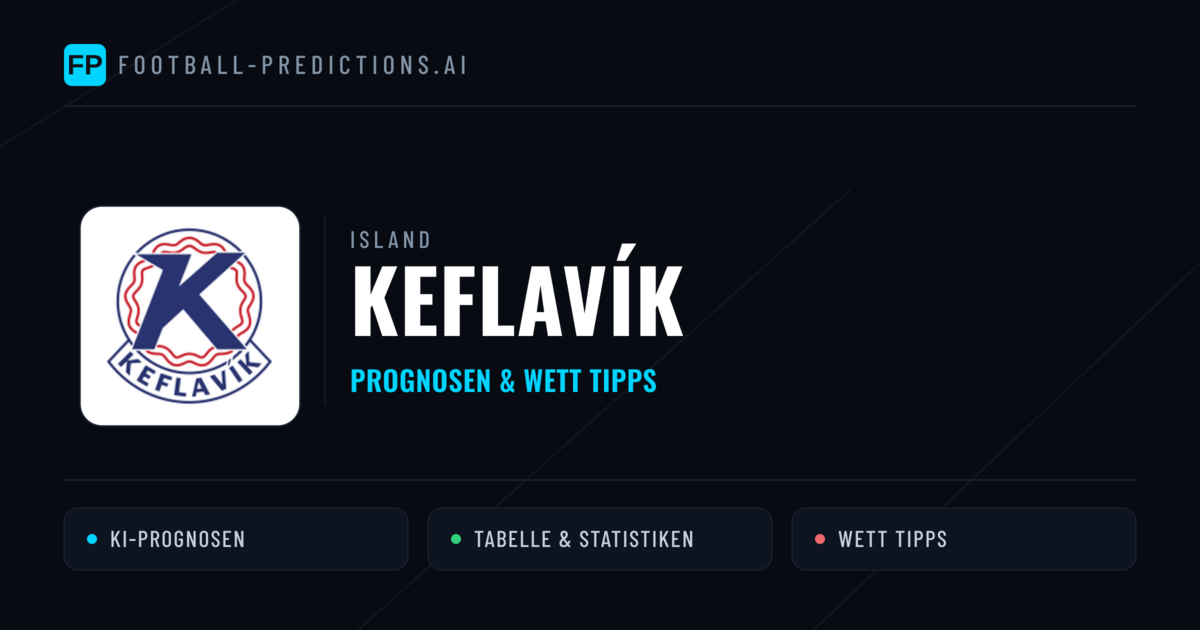 Keflavík Prognosen & Statistiken