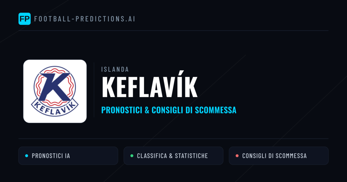 Pronostici e Statistiche Keflavík