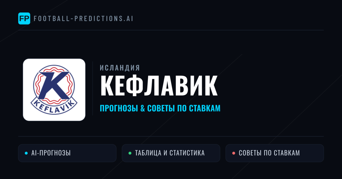 Кефлавик прогнозы и статистика